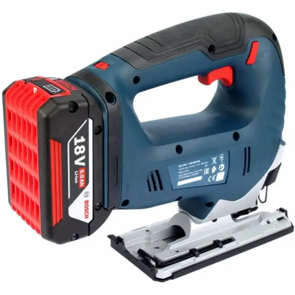 Акумуляторний лобзик Bosch GST 185-LI Professional з 2 акб 4 Ah і з/п, в кейсі - Зображення 4
