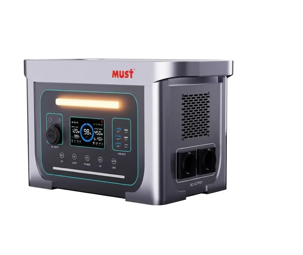 Портативная зарядная станция MUST EM1024S LiFePO4 /2000Ват -1330 Ват - Зображення 3