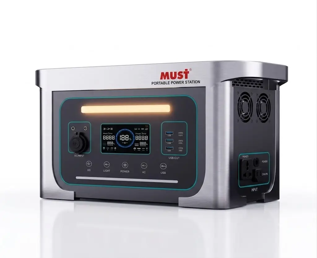 Портативная зарядная станция MUST EM1024S LiFePO4 /2000Ват -1330 Ват