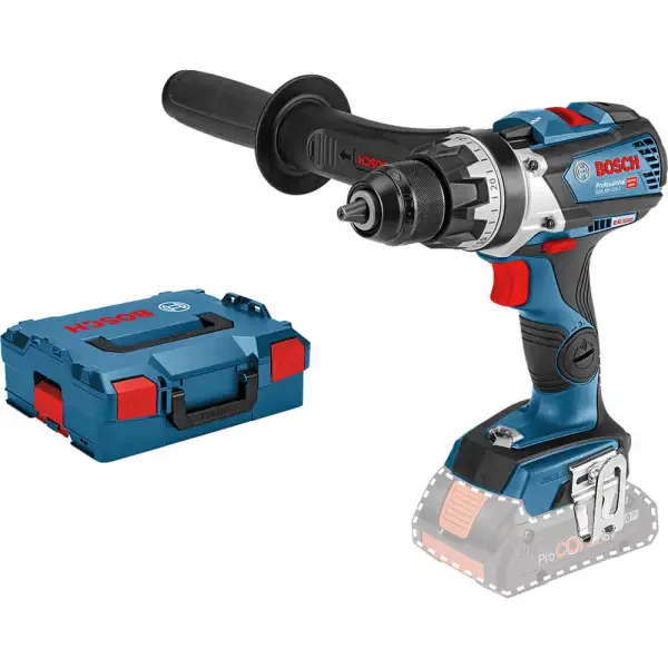 Аккумуляторная дрель-шуруповерт Bosch GSR 18V-110 C Professional, без акб и с/у в L-BOXX 136
