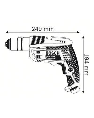 Дриль Bosch GBM 10 RE Professional - Зображення 2