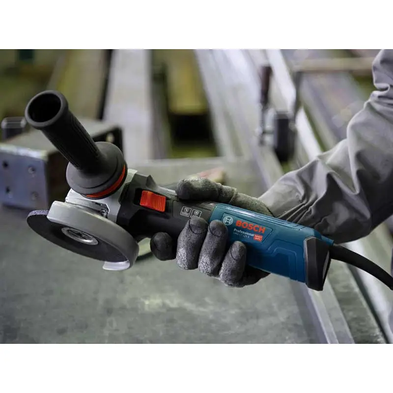 Кутова шліфувальна машина Bosch GWS 14-125 S Professional з регулюванням і антивібраційною рукояткою - Зображення 2
